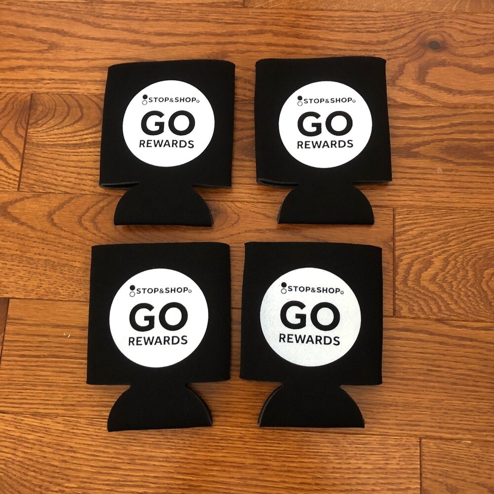 4x Black Koozies